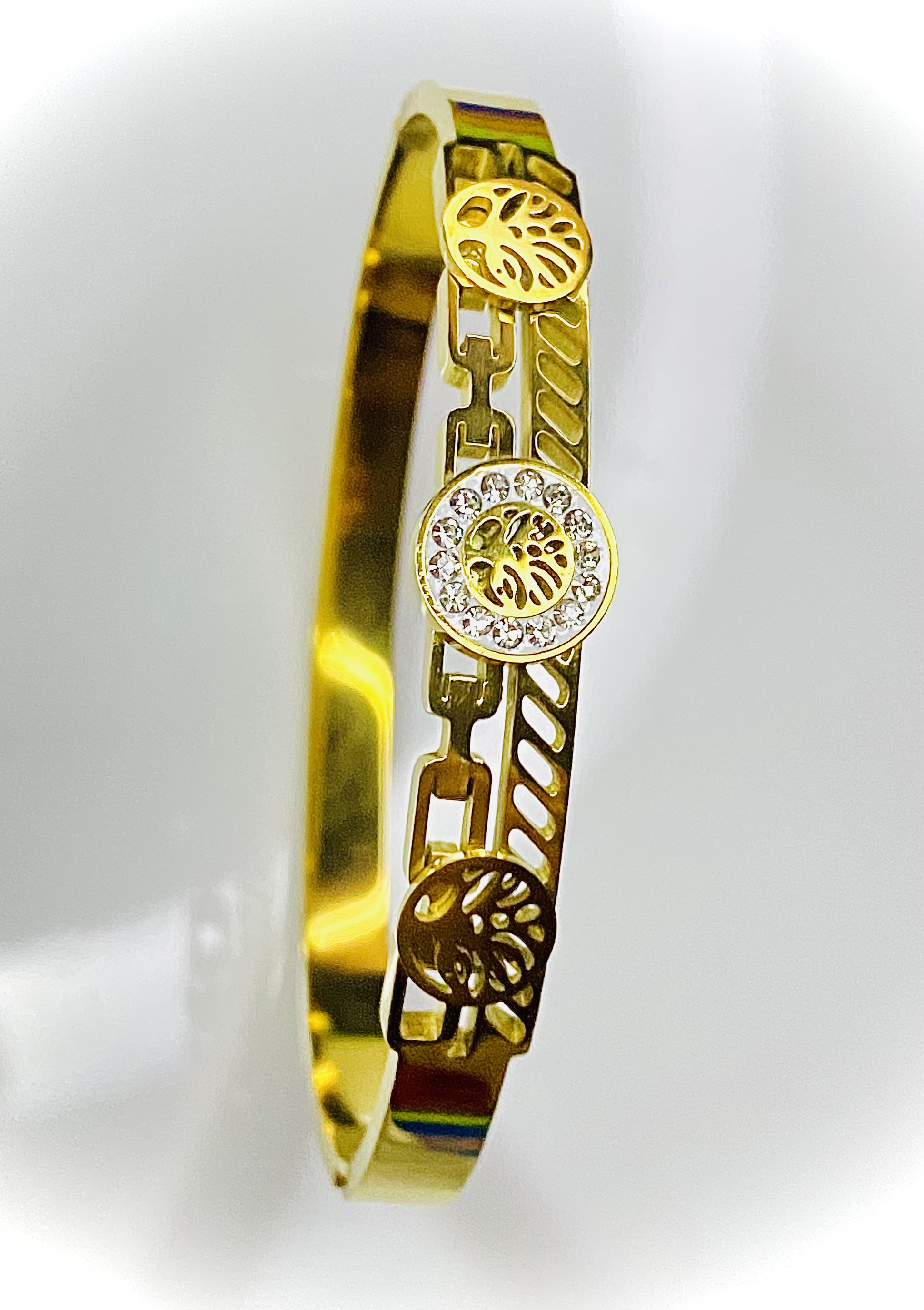 Crystal Bloom Cuff — product photo 1 of 2