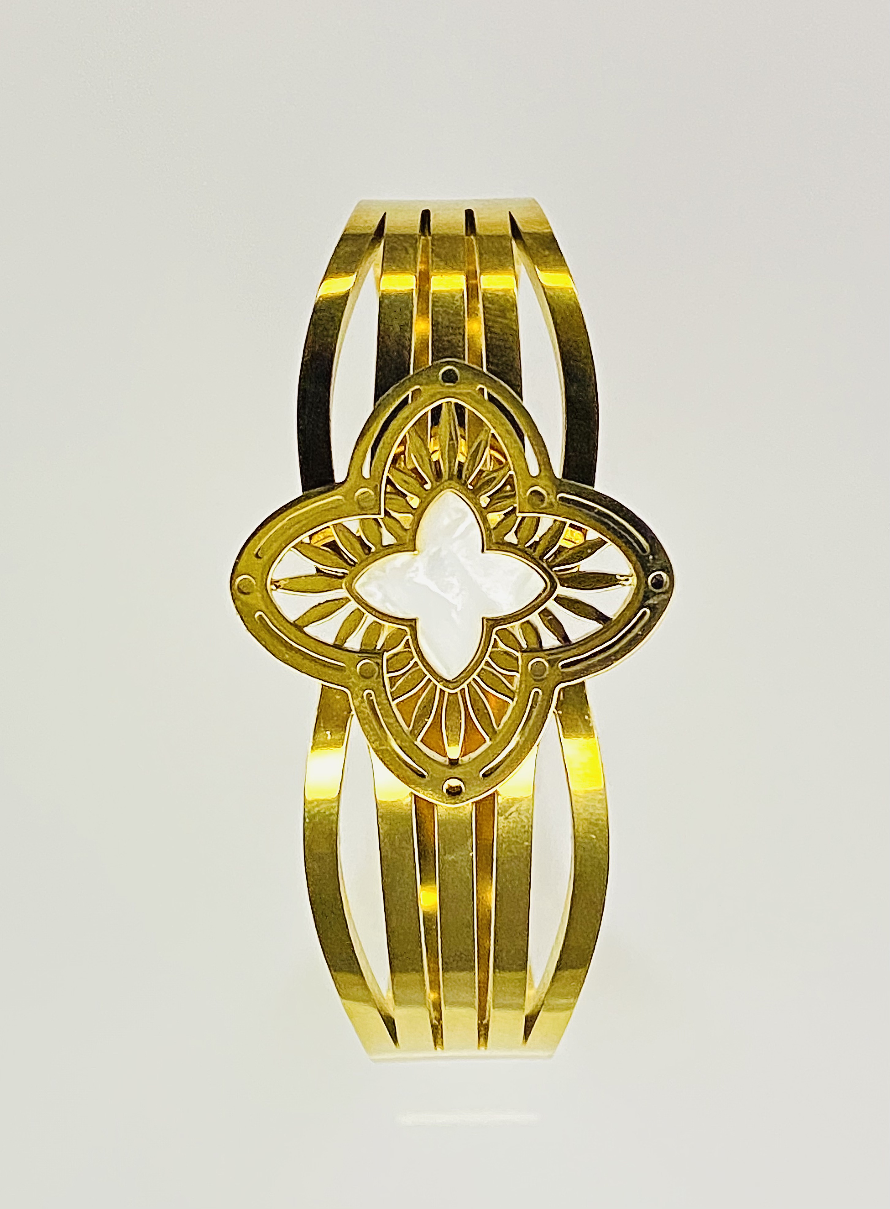 Golden Clover Cuff — product photo 1 of 2