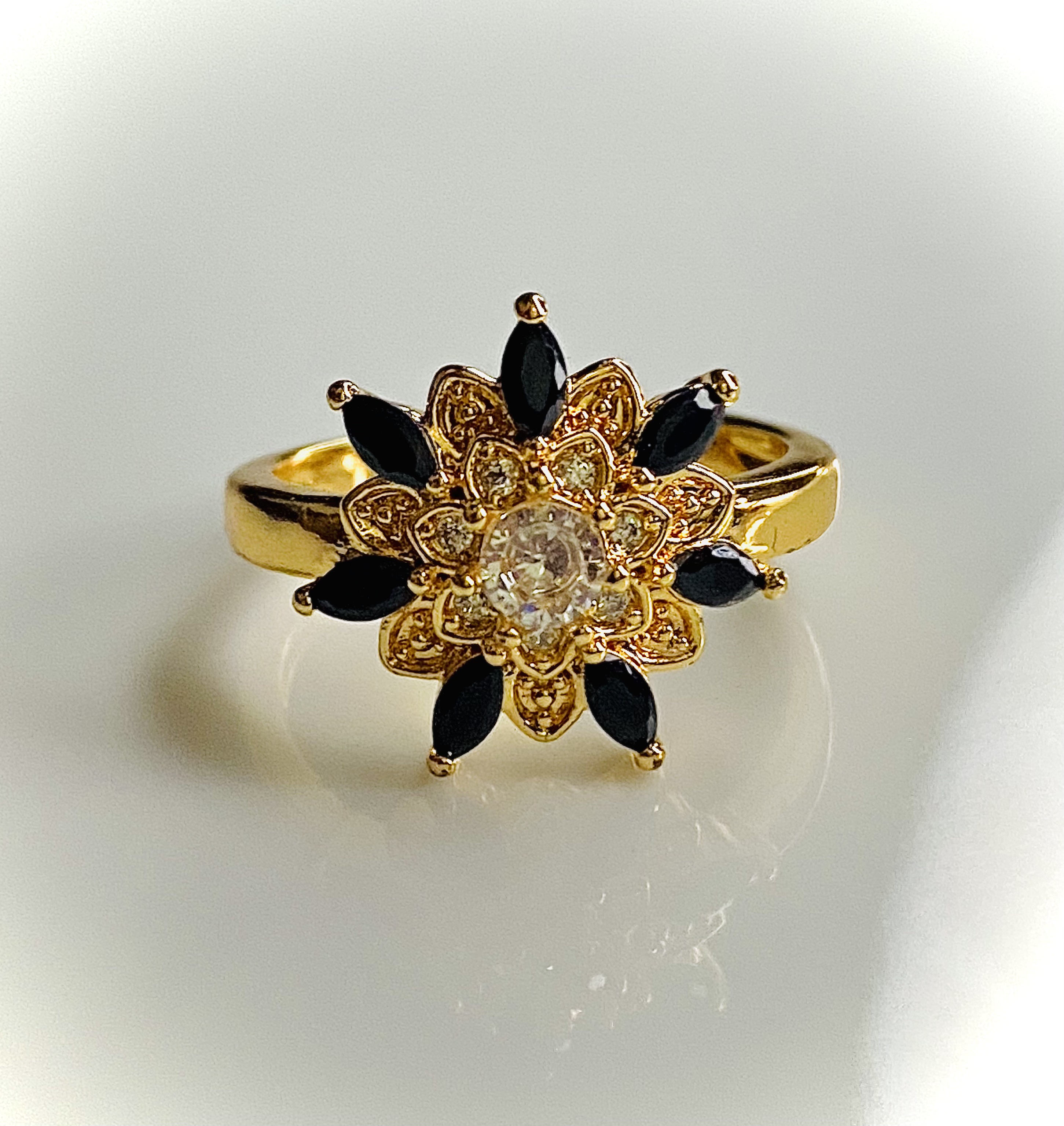 Midnight Bloom Ring — product photo 1 of 2