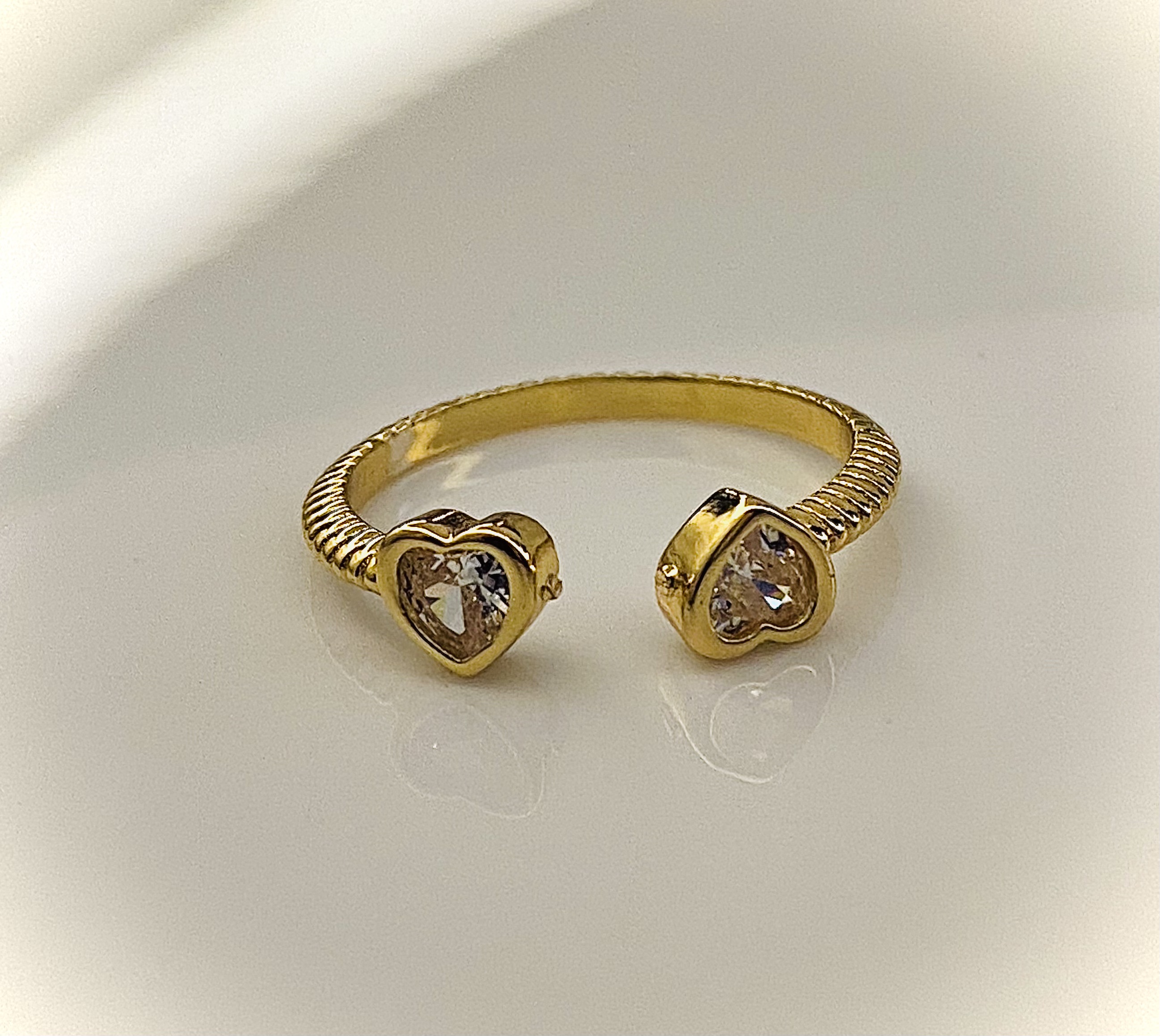 Twin Heart Ring — product photo 1 of 2