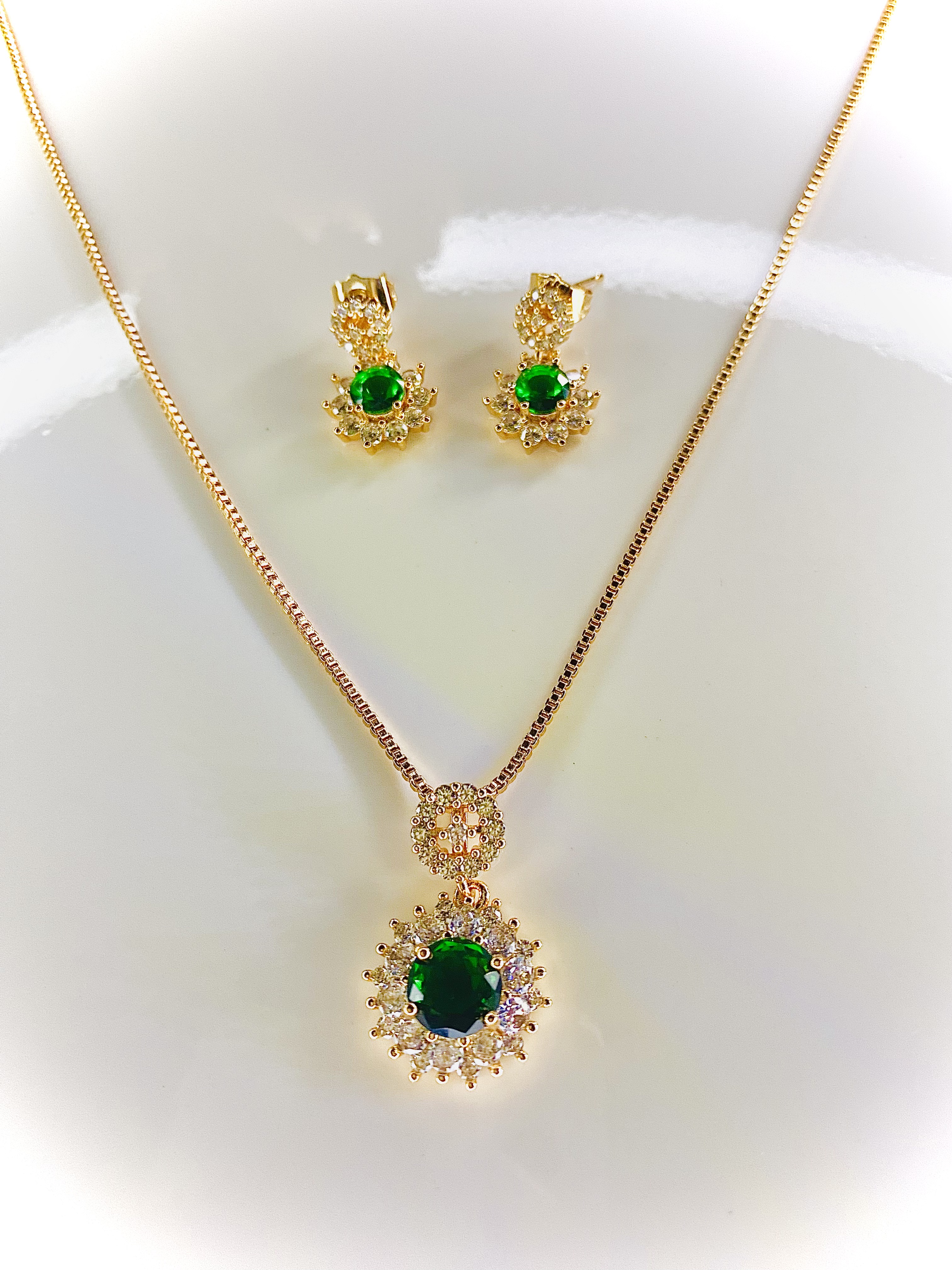 Isadora Blossom Pendant Set — product photo 1 of 2